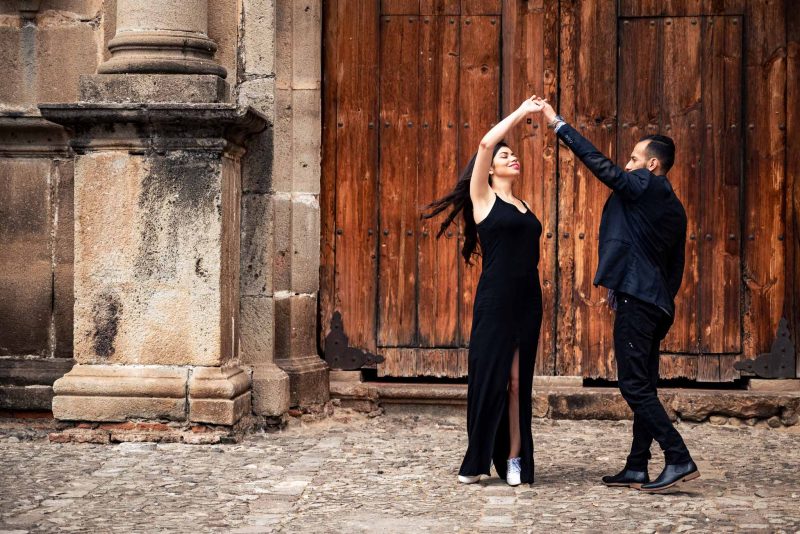 Pareja en Antigua Guatemala