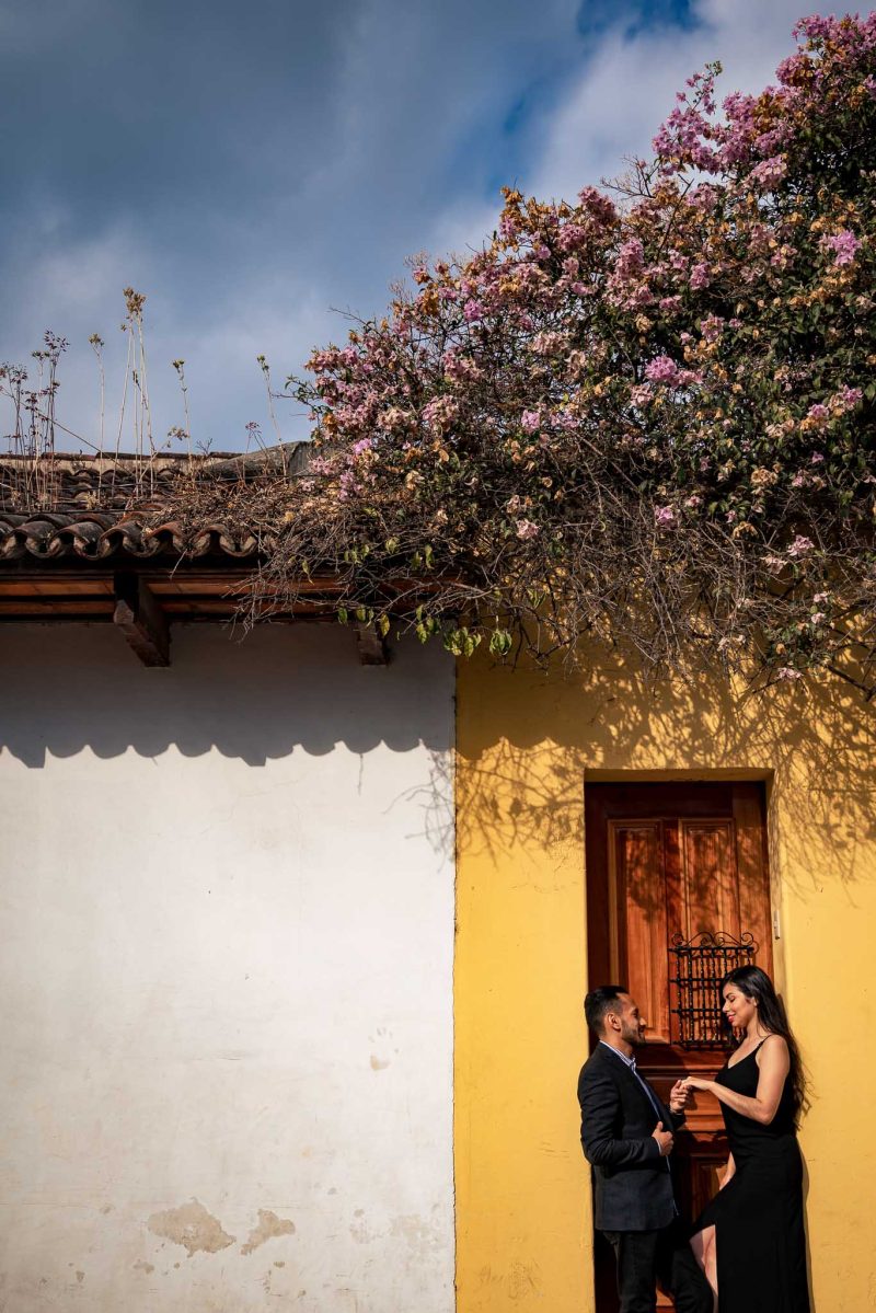 Pareja en Antigua Guatemala